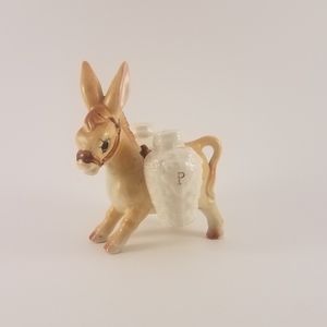 Donkey with Spice Saddlebags Salt N Pepper Shakers